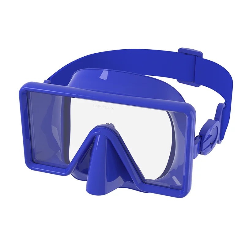Panoramic Wide View Silicone Diving Square Goggles Scuba Diving Snorkeling Mask for Teenager, product image 3