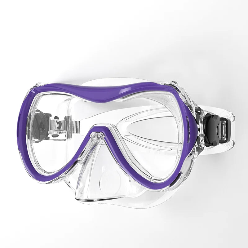Anti-Fog Polycarbonate Diving Mask Snorkel Foldable Waterproof Features for Freediving Diving for Water Sports, product image 4