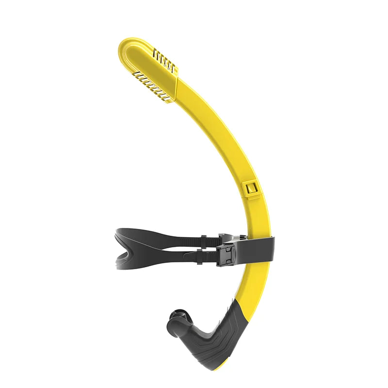 Accepted Food-Grade Silicone Dry Adjustable Small Resistance Large Caliber Front Snorkel 43cm Unisex Swimming Freestyle, product image 5
