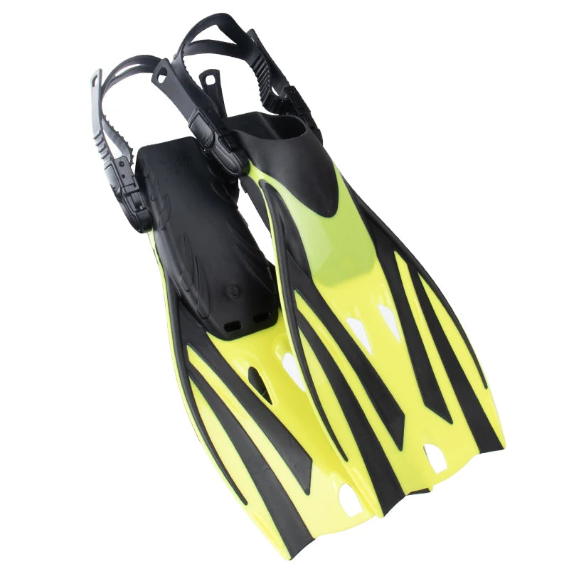 Eco-friendly Long Blade TPR Foot Pocket PP scuba Diving Equipment Flippers Blade Long Fins Freediving Fins, product image 1