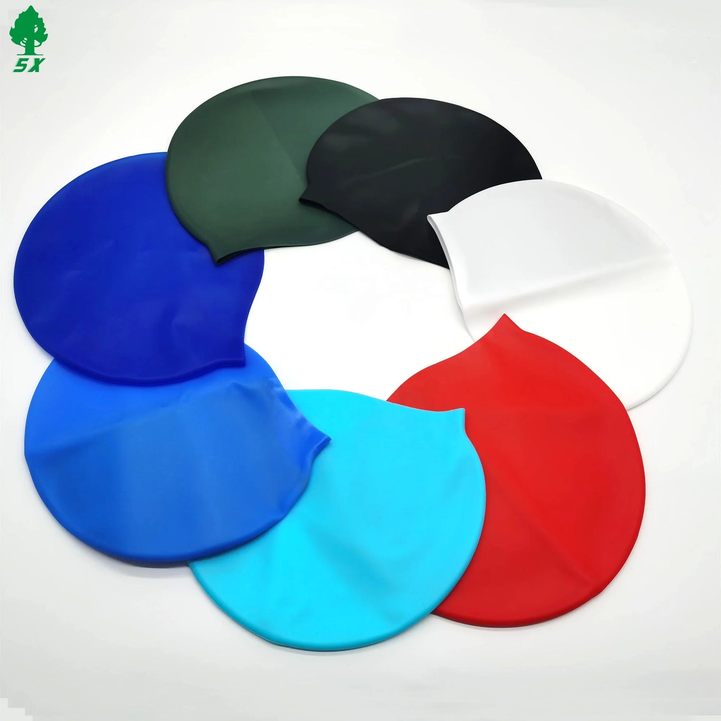Logo Printed Silicone Customized Swimming Cap Custom Swimming Caps, product image 1