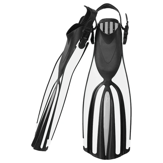 Long Blade Scuba Diving Fins Safety Rubber Scuba Fins Snorkeling Swimming Fins for Adult Kids, product image 1