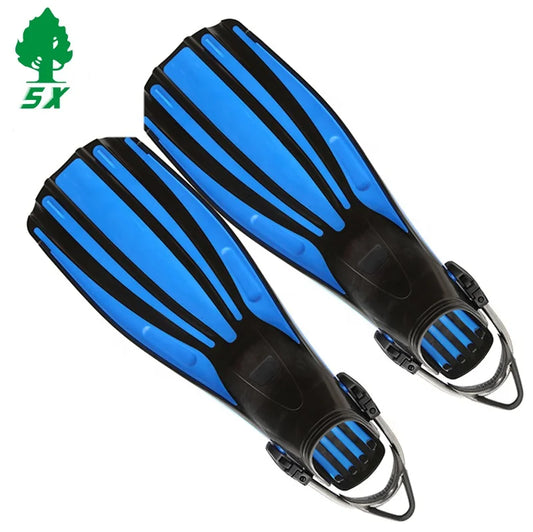 Adjustable Strap Swimming Long Blade Fins Diving Fins, product image 1