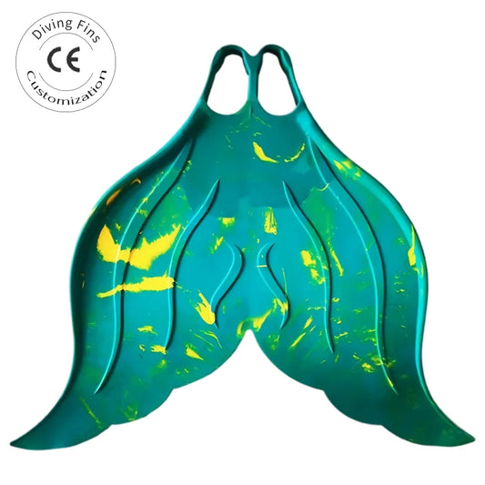 New Professional Durable Silicone Mermaid Monofin Training Diving Flippers for Kids & Adults in Stock, product image 1