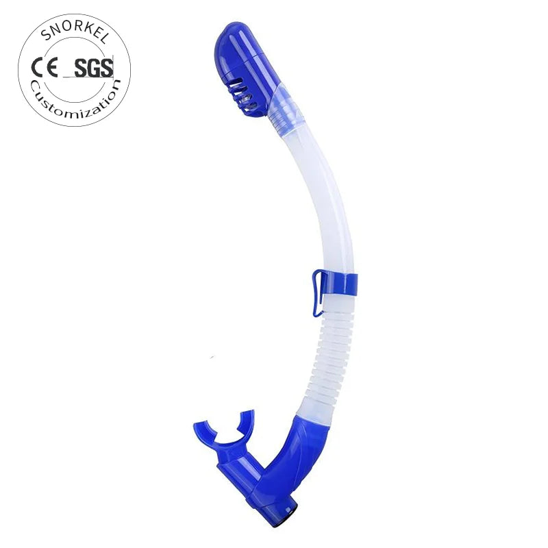 Hot-Selling OEM Customizable Silicone Snorkel Factory Foldable Diving Accessory for Freediving & Underwater Diving, product image 1