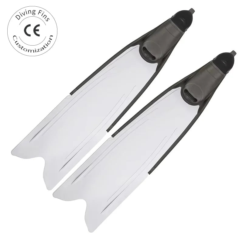 PP Long Fins Free Diving Long Flipper Long Diving Fins for Spearfishing & Freediving, product image 1