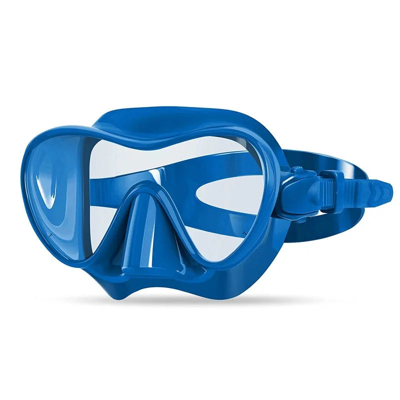 Low Volume Soft Silicone Diving Mask Swimming Sports Freediving Goggles Full Dry Breathing Clear Tempered Glass for Adult, product image 1