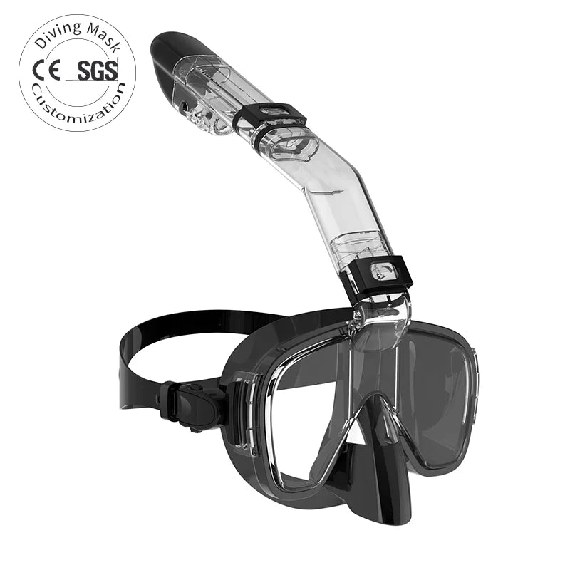 180 Degree Panoramic 3 in 1 Anti-Fog Anti-Leak Scuba Diving Mask With Camera Mount, product image 1