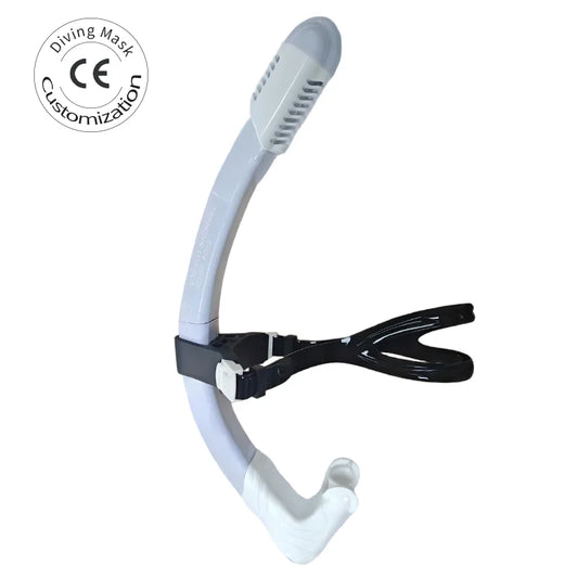 Accepted Adjustable Silicone Headband Small Resistance Large Caliber Front Snorkel for Swimming Freestyle Training, product image 1