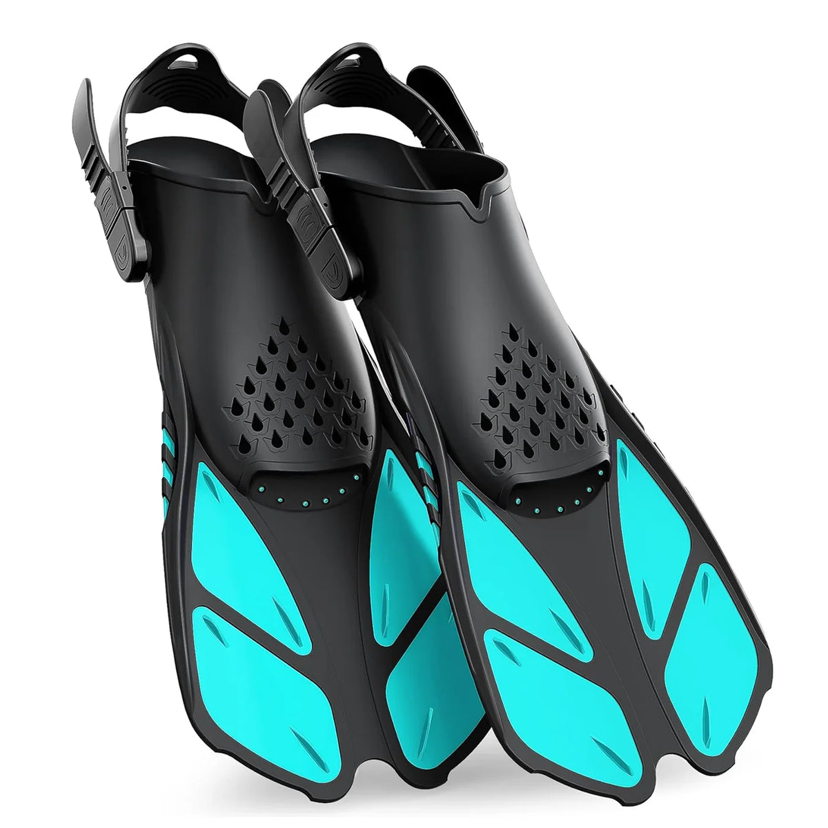 Open Heel Adjustable Diving Fins Wholesale Safety Hot Sell Diving Flippers With Custom Logo Multiple Colors, product image 1
