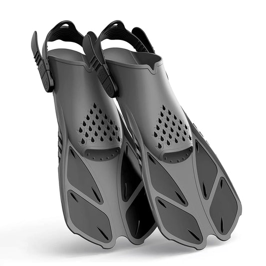 Durable Open Heel Adjustable Rubber Training Scuba Dive Swimming Fins for Child & Adult, product image 1