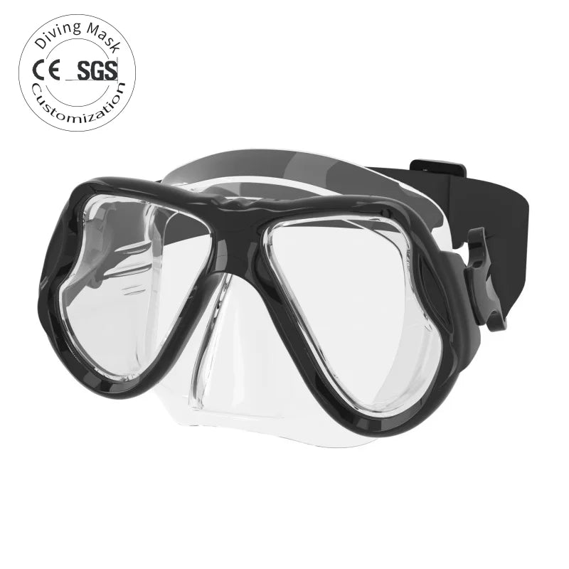 Single Lens Anti - Leak Diving Mask and Snorkel, Free Diving Gear for Free Diving, product image 1