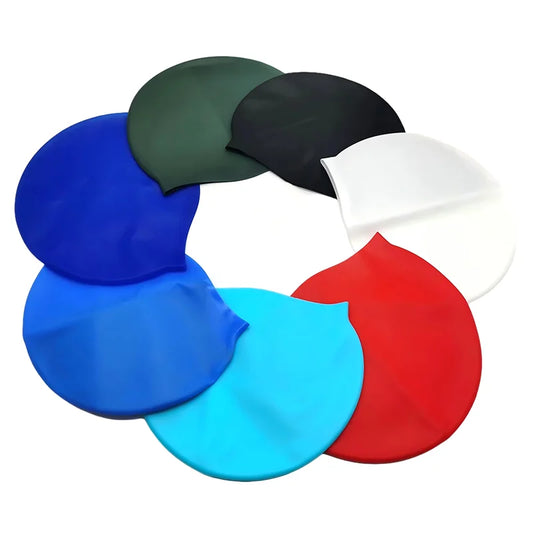 Swimming Pool Silicone Cap Hat Outdoor Water Sports Swimming Cap Custom Logo Eco-Friendly Durable Unisex, product image 1