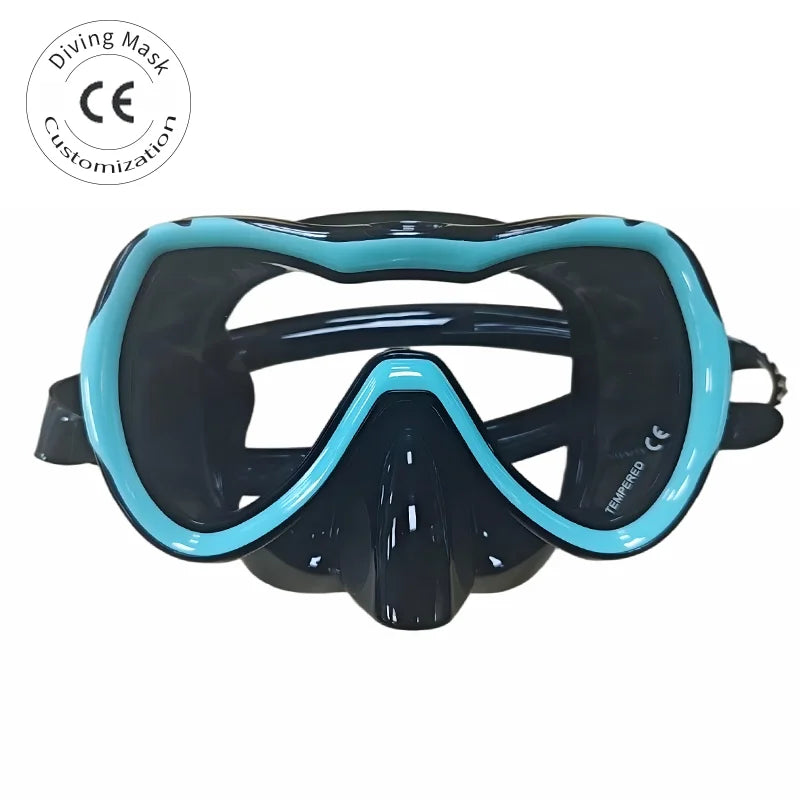 Top Dive Mask for Scuba Diving Silicone Comfort Anti Fog Leak Proof UV Shield Anti Fog Lens Adjustable Silicone Dive Mask, product image 1
