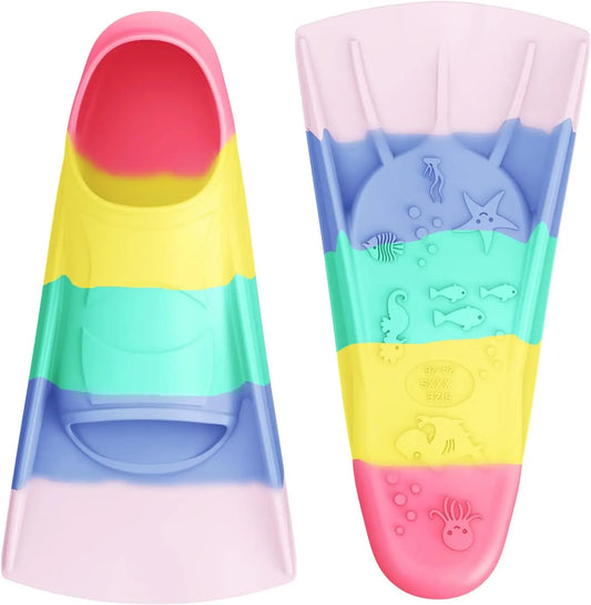 Underwater Diving Equipment Silicone Adult/Kids Training Swim Fins Diving Flippers, product image 1