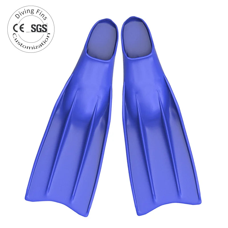 Logo Long Blade Scuba Freediving Fins Training Snorkeling Fins for Underwater Swimming, product image 1