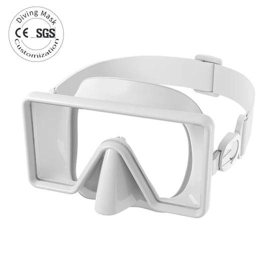 Food-Grade Silicone Diving Mask HD Anti-Fog 180° Wide View Anti-Leak Single Lens for Snorkeling and Swimming, product image 1
