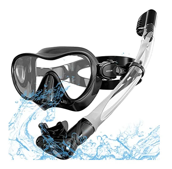 Kids Adult Silicone Diving Mask and Snorkel Set Professional scuba Diving Set, product image 1